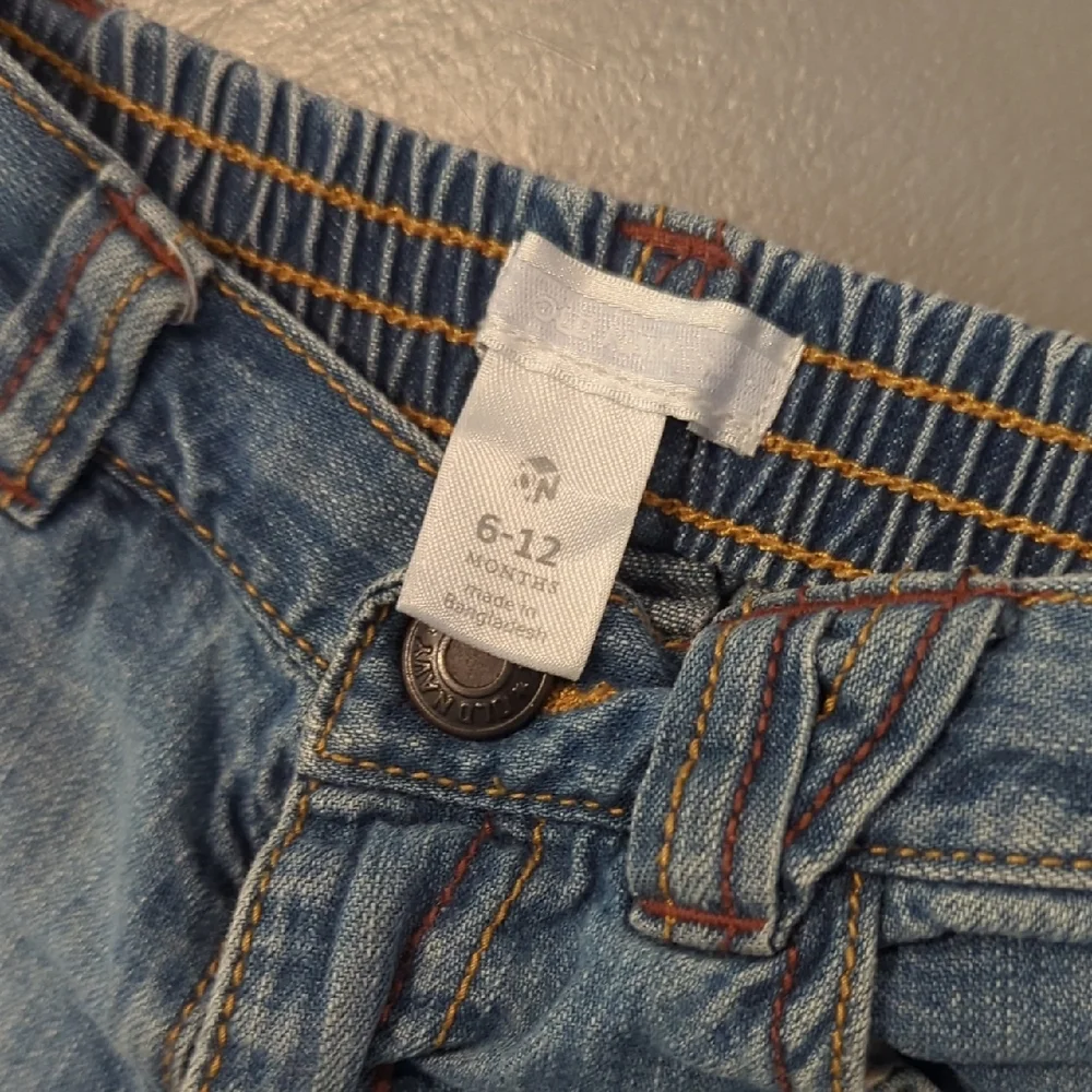 Vintage Old Navy Baby‎ Jeans Wide Leg Carpenter size 6-12M